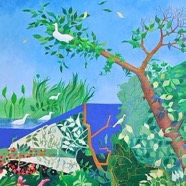 Vårträdgård akryl 82x120.jpg