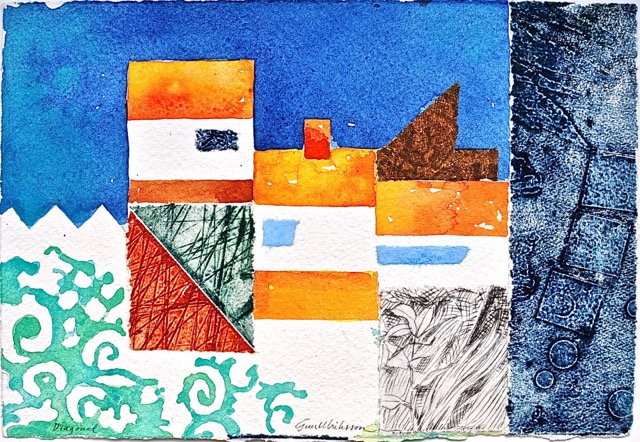 Diagonal, 28x18